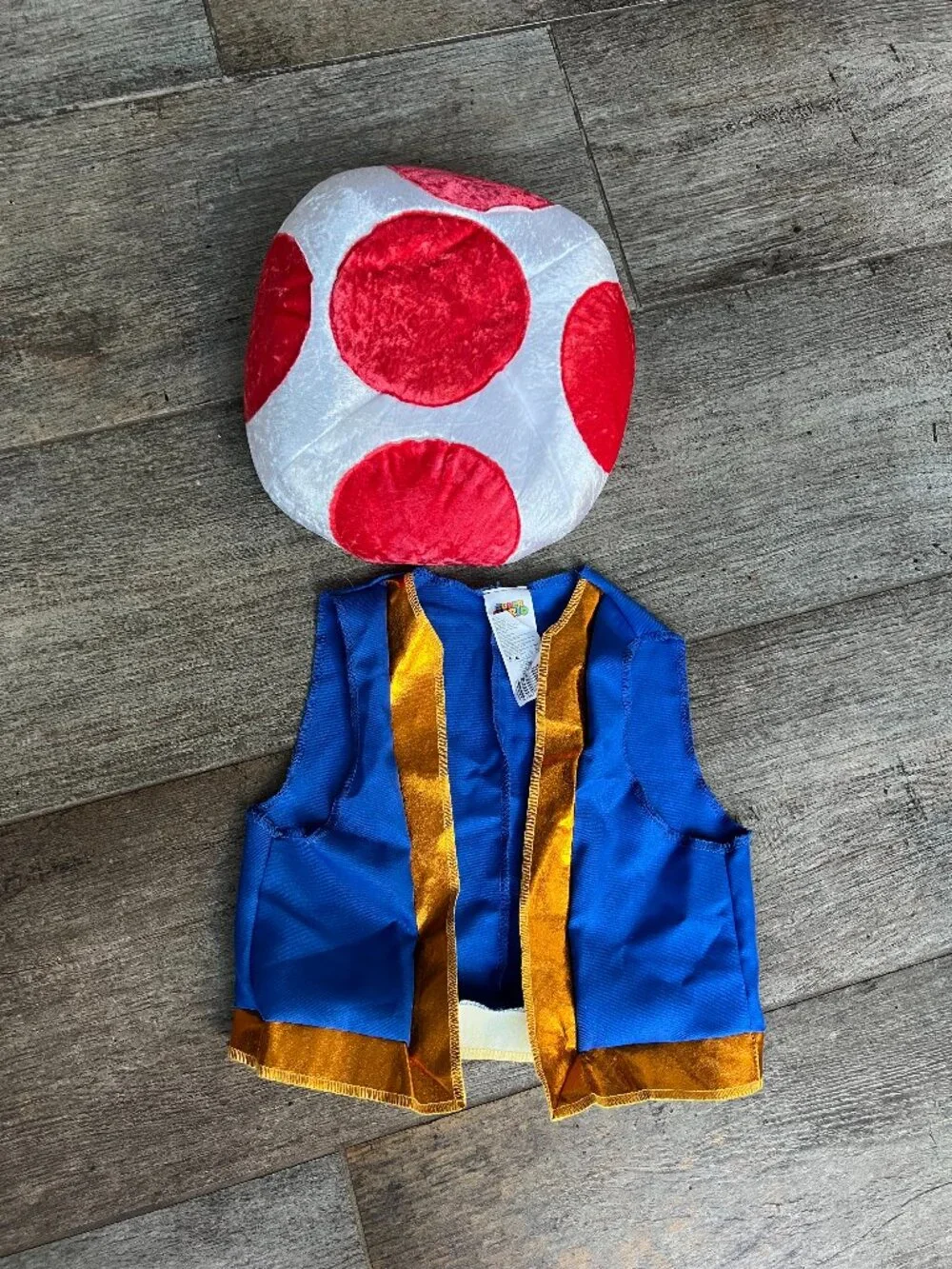 Super Mario Brothers Toddler Toad Costume